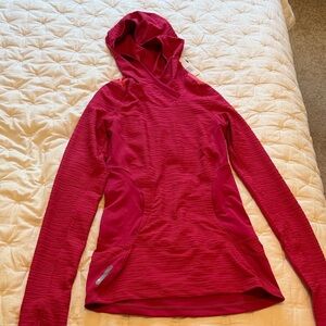 Women's hot pink Hooded Top